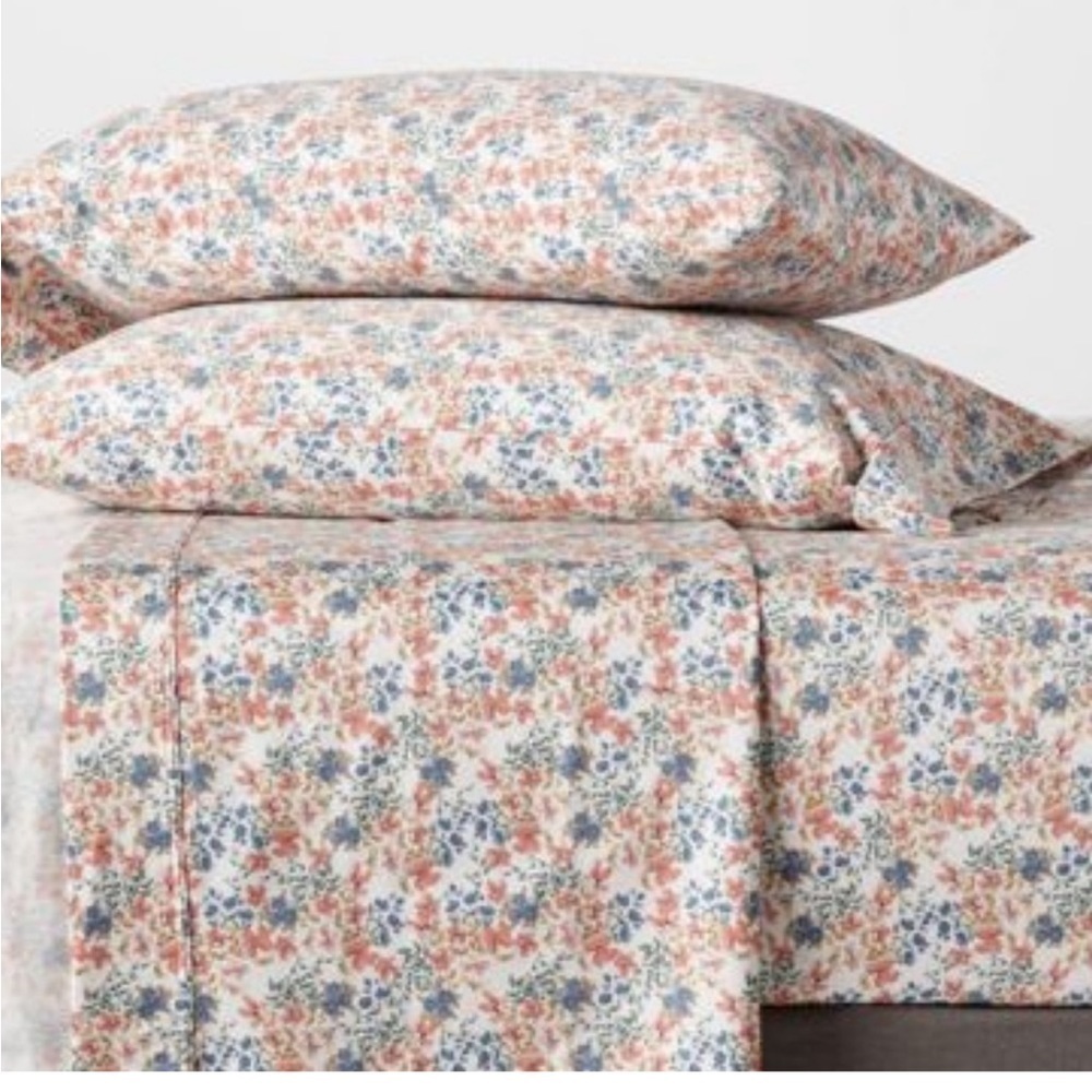 400 Thread Count Printed Performance Sheet Set - Threshold™ NWT Full - Picture 2 of 5
